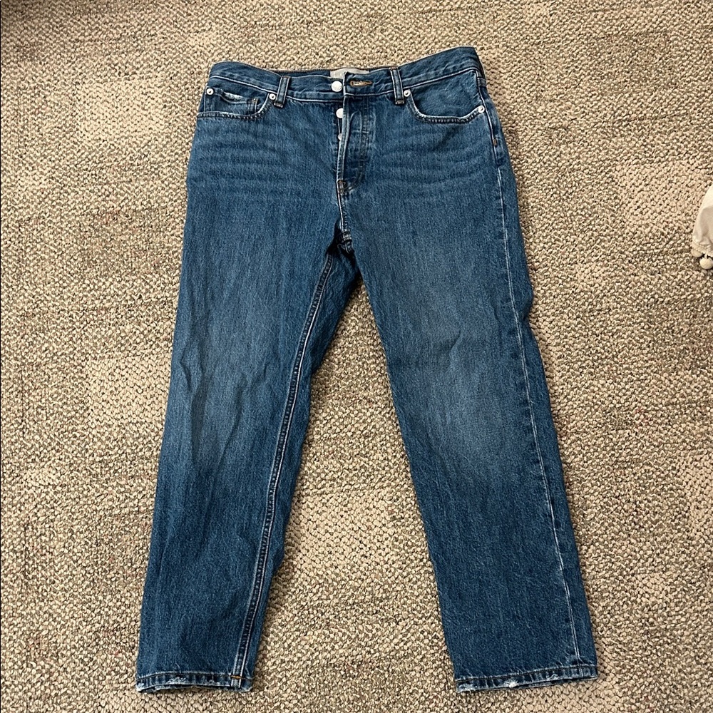 Everlane The Relaxed Straight Fit Denim Jeans